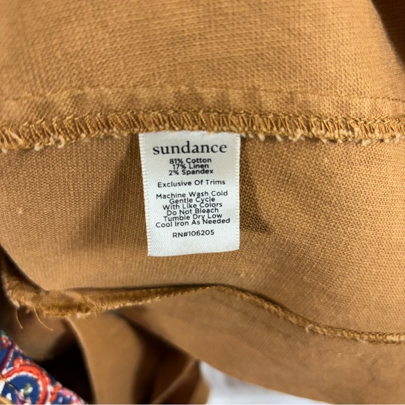 Sundance Journeyer Lightweight Linen Blend Utility Belted Jacket Small - Picture 5 of 5